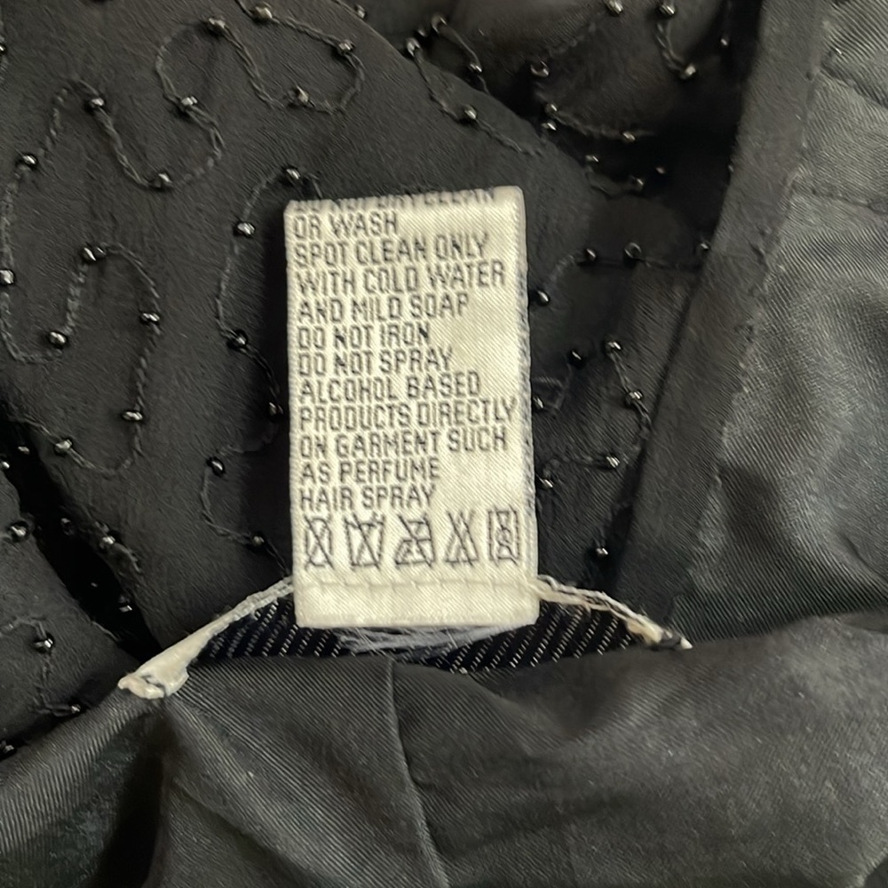 NWT Camille Marie black skirt with side slits and sequin throughout. Size XXL - Picture 10 of 10